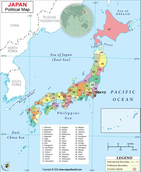 political map of japan|Map of Japan regions: political and state map of Japan .